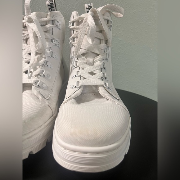 Dr. Martens Combs Platform Boot - Women's (Bright White) - Picture 2 of 15
